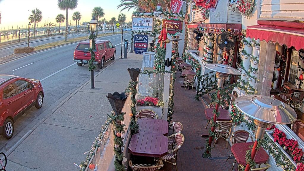 LIVE Tini Martini Bar St. Augustine Florida cam Beach Life Lovers